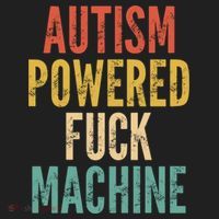 Autism Powered Fuck Machine Funny Quote Gift Hat thumb 2
