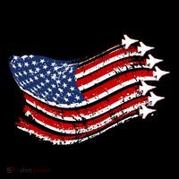 American Patriotic Fighter Jets Usa Flag Coffee Mug thumb 5