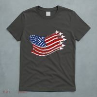 American Patriotic Fighter Jets Usa Flag T-Shirt thumb 5