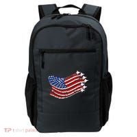 American Patriotic Fighter Jets Usa Flag Backpack thumb 0
