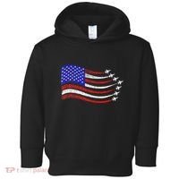 American Patriotic Fighter Jets Usa Flag Waving Toddler Hoodie thumb 0