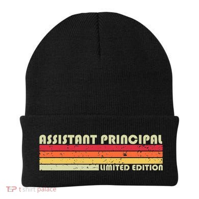 Assistant Principal Funny Job Title Birthday Worker Idea Beanie