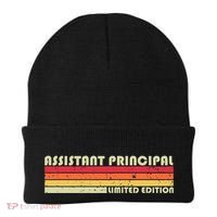 Assistant Principal Funny Job Title Birthday Worker Idea Beanie thumb 0