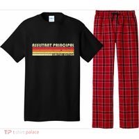 Assistant Principal Funny Job Title Birthday Worker Idea Pajama Set thumb 0