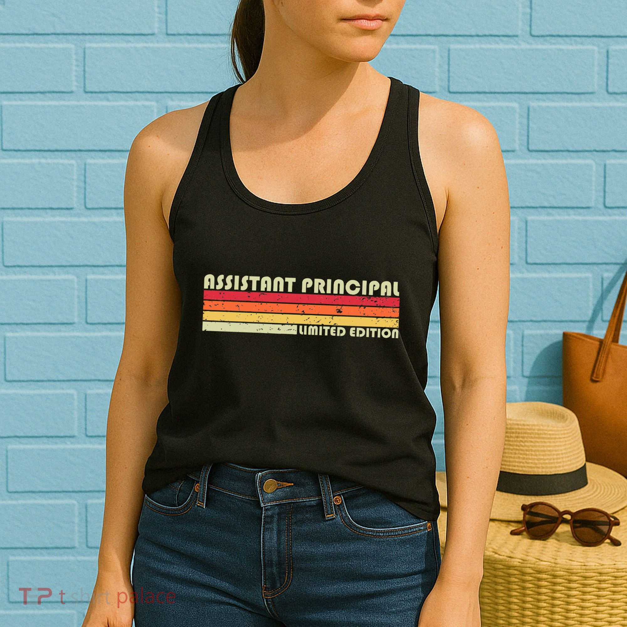 Assistant Principal Funny Job Title Birthday Worker Idea Women's Tank Top