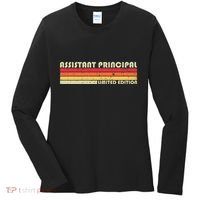 Assistant Principal Funny Job Title Birthday Worker Idea Women's Long Sleeve Shirt thumb 0