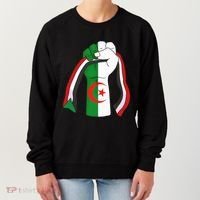 Algerian Palestinian Flag Algeria Stand With Palestine Women's Sweatshirt thumb 0