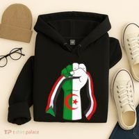 Algerian Palestinian Flag Algeria Stand With Palestine Hoodie thumb 4