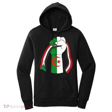 Algerian Palestinian Flag Algeria Stand With Palestine Women's Hoodie