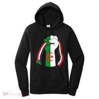 Algerian Palestinian Flag Algeria Stand With Palestine Women's Hoodie thumb 0