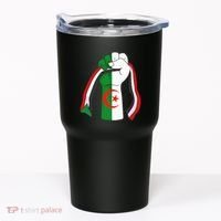 Algerian Palestinian Flag Algeria Stand With Palestine Tumbler thumb 0
