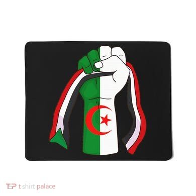 Algerian Palestinian Flag Algeria Stand With Palestine Mousepad