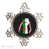 Algerian Palestinian Flag Algeria Stand With Palestine Ornament thumb 0