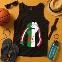 Algerian Palestinian Flag Algeria Stand With Palestine Tank Top thumb 4