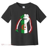 Algerian Palestinian Flag Algeria Stand With Palestine Toddler T-Shirt thumb 0