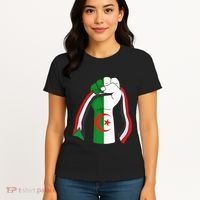 Algerian Palestinian Flag Algeria Stand With Palestine Women's T-Shirt thumb 4