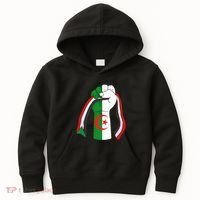 Algerian Palestinian Flag Algeria Stand With Palestine Kids Hoodie thumb 0
