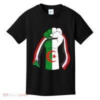 Algerian Palestinian Flag Algeria Stand With Palestine Kids T-Shirt thumb 0