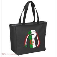 Algerian Palestinian Flag Algeria Stand With Palestine Tote Bag thumb 2