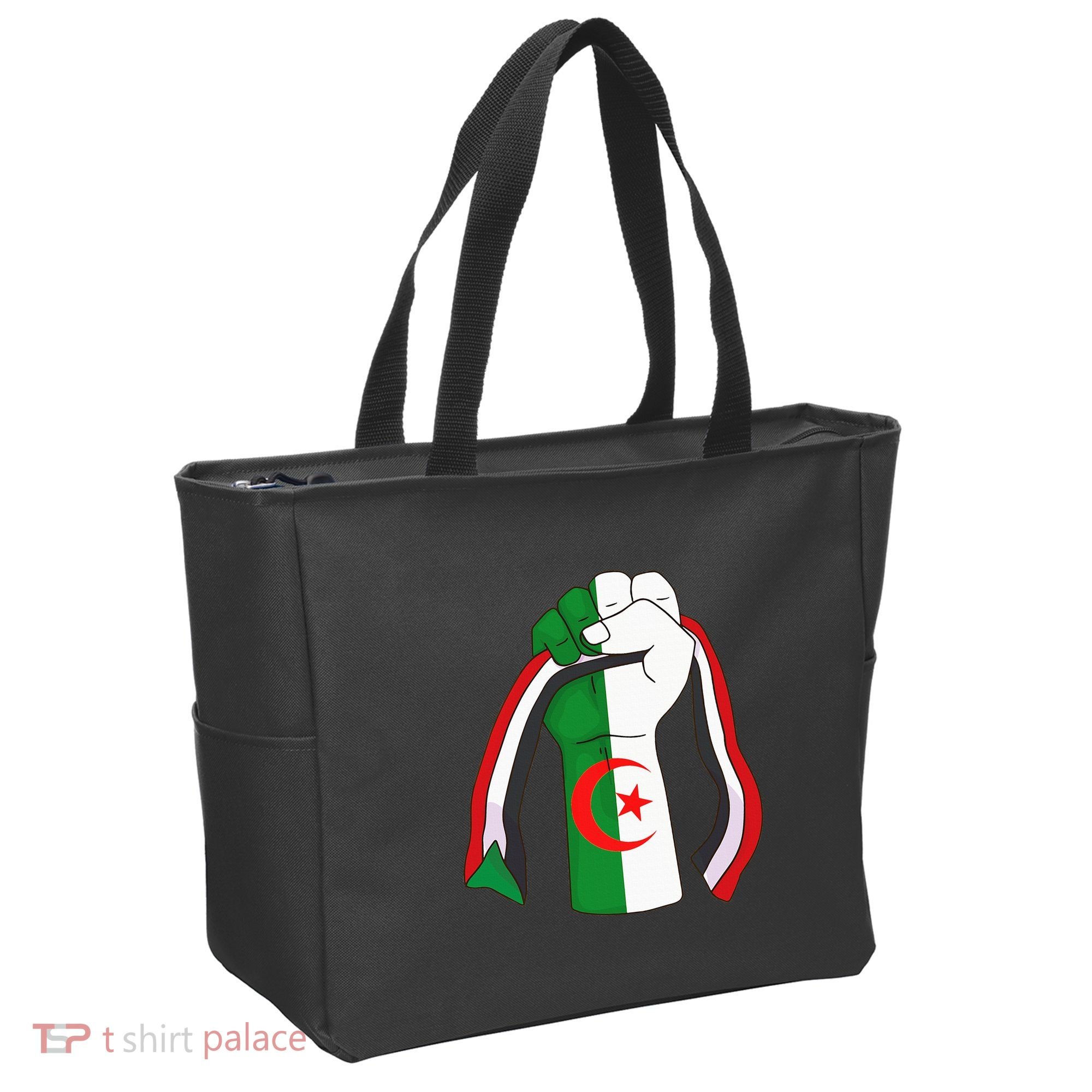 Algerian Palestinian Flag Algeria Stand With Palestine Tote Bag
