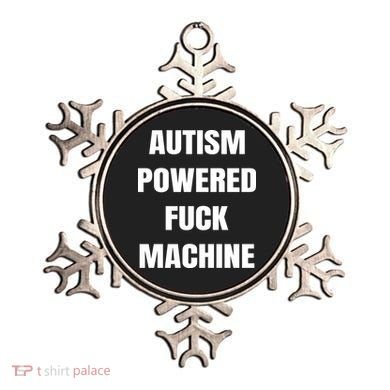 Autism Powered Fuck Machine Ornament