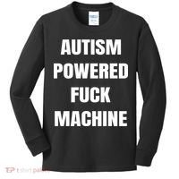 Autism Powered Fuck Machine Kids Long Sleeve Shirt thumb 0