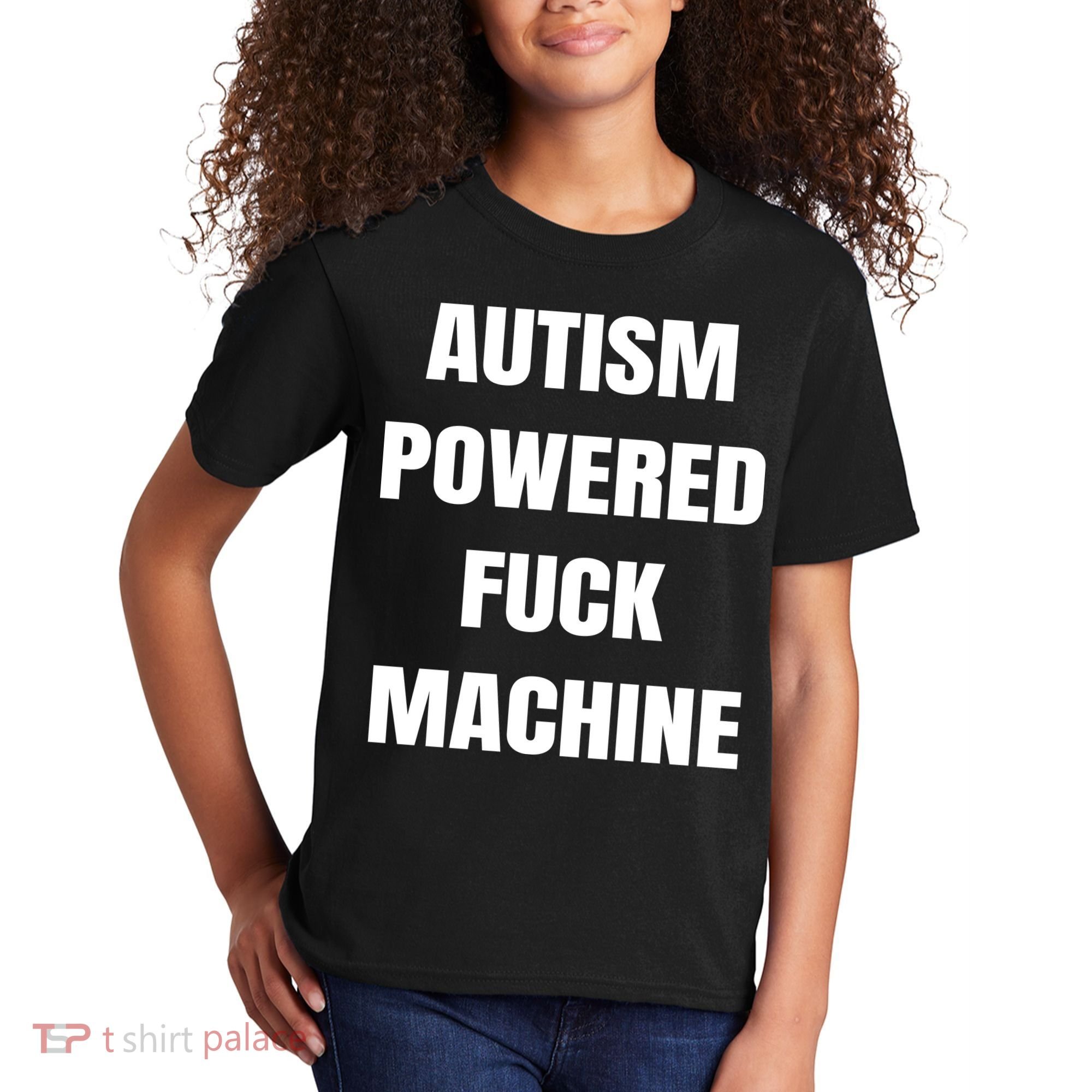 Autism Powered Fuck Machine Kids T-Shirt