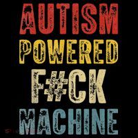 Autism Powered Fck Machine Retro Health Women's Hoodie thumb 2