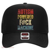 Autism Powered Fck Machine Retro Health Hat thumb 0
