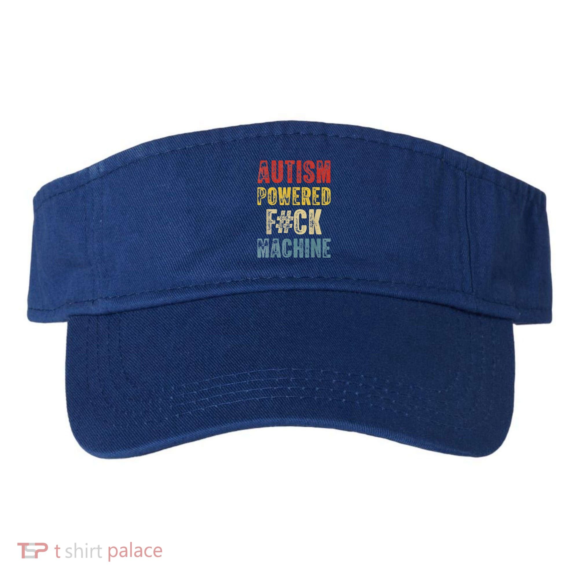 Autism Powered Fck Machine Retro Health Visor