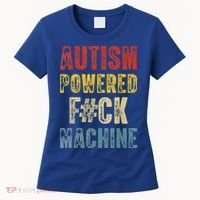 Autism Powered Fck Machine Retro Health Women's T-Shirt thumb 0