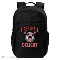 Angry Possum First Of All Im A Delight Possum Meme Backpack thumb 0