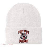 Angry Possum First Of All Im A Delight Possum Meme Beanie thumb 0