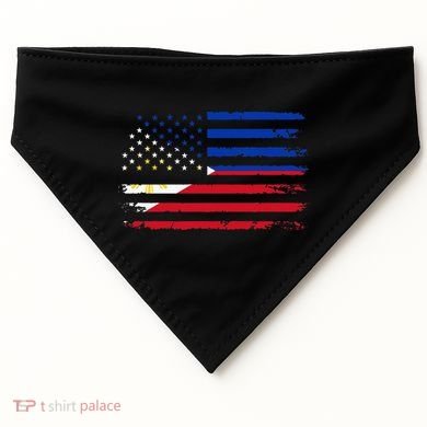 American Philippines Flag USA-Made Doggie Bandana