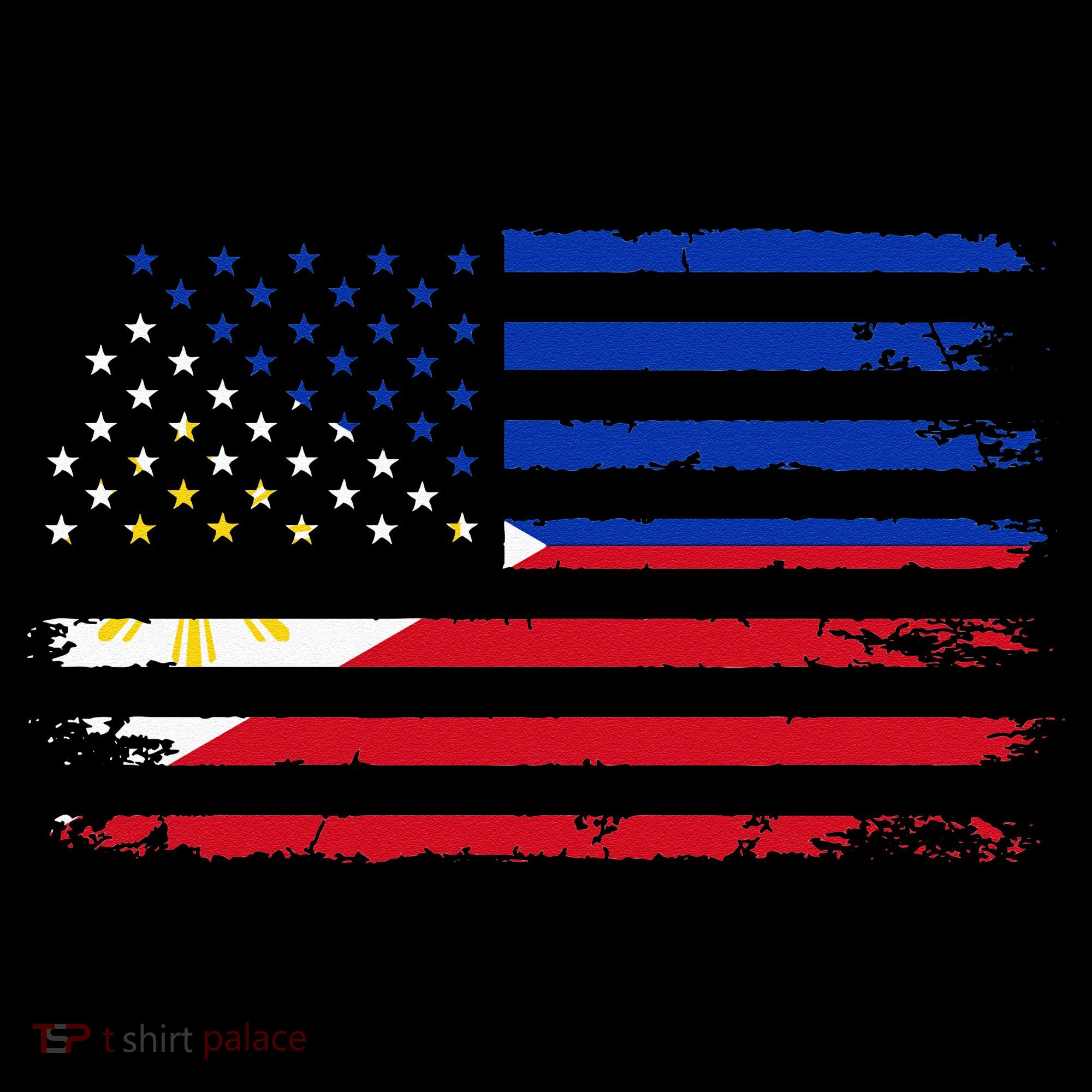 American Philippines Flag Sweatshirt