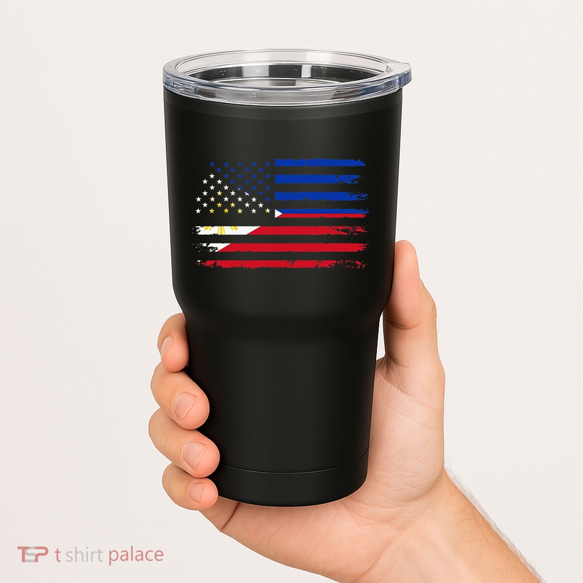 American Philippines Flag Tumbler