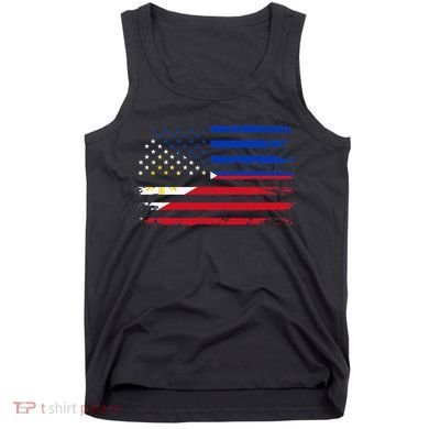 American Philippines Flag Tank Top