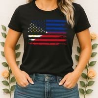 American Philippines Flag Women's T-Shirt thumb 2