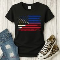 American Philippines Flag Women's T-Shirt thumb 3