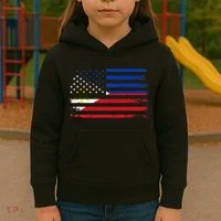 American Philippines Flag Kids Hoodie thumb 3