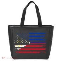 American Philippines Flag Tote Bag thumb 0