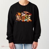 Autumn Pumpkin Fall Nurse Life Thanksgiving Nurseautumn Pumpkin Fall Nurse Life Women's Sweatshirt thumb 0
