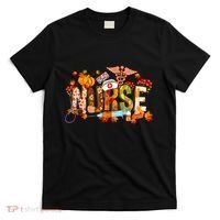 Autumn Pumpkin Fall Nurse Life Thanksgiving Nurseautumn Pumpkin Fall Nurse Life T-Shirt thumb 0