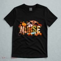 Autumn Pumpkin Fall Nurse Life Thanksgiving Nurseautumn Pumpkin Fall Nurse Life T-Shirt thumb 5