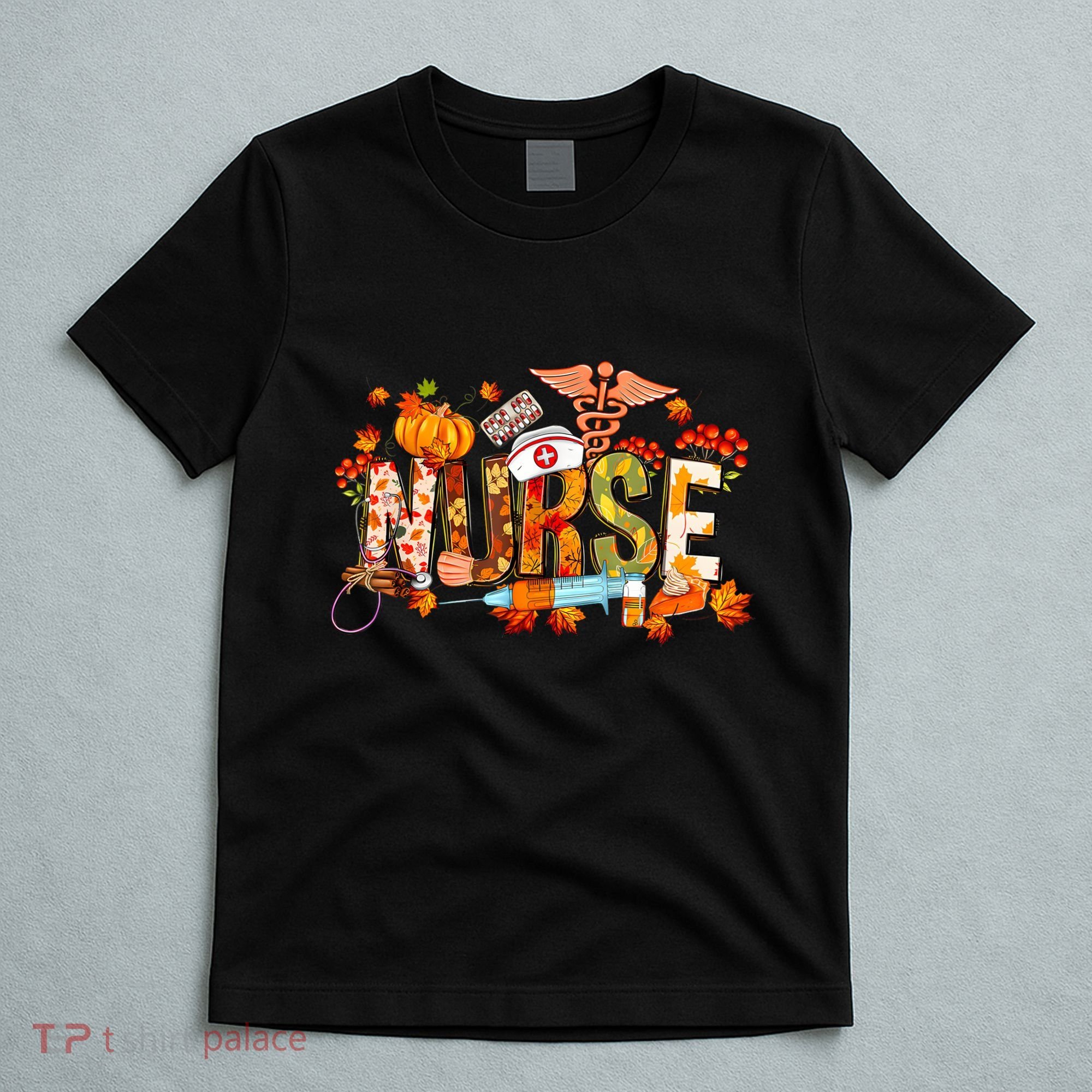 Autumn Pumpkin Fall Nurse Life Thanksgiving Nurseautumn Pumpkin Fall Nurse Life T-Shirt