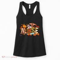 Autumn Pumpkin Fall Nurse Life Thanksgiving Nurseautumn Pumpkin Fall Nurse Life Women's Tank Top thumb 0