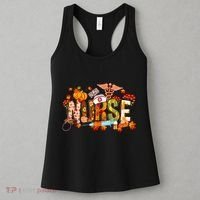 Autumn Pumpkin Fall Nurse Life Thanksgiving Nurseautumn Pumpkin Fall Nurse Life Women's Tank Top thumb 3