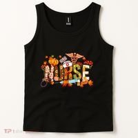 Autumn Pumpkin Fall Nurse Life Thanksgiving Nurseautumn Pumpkin Fall Nurse Life Tank Top thumb 2