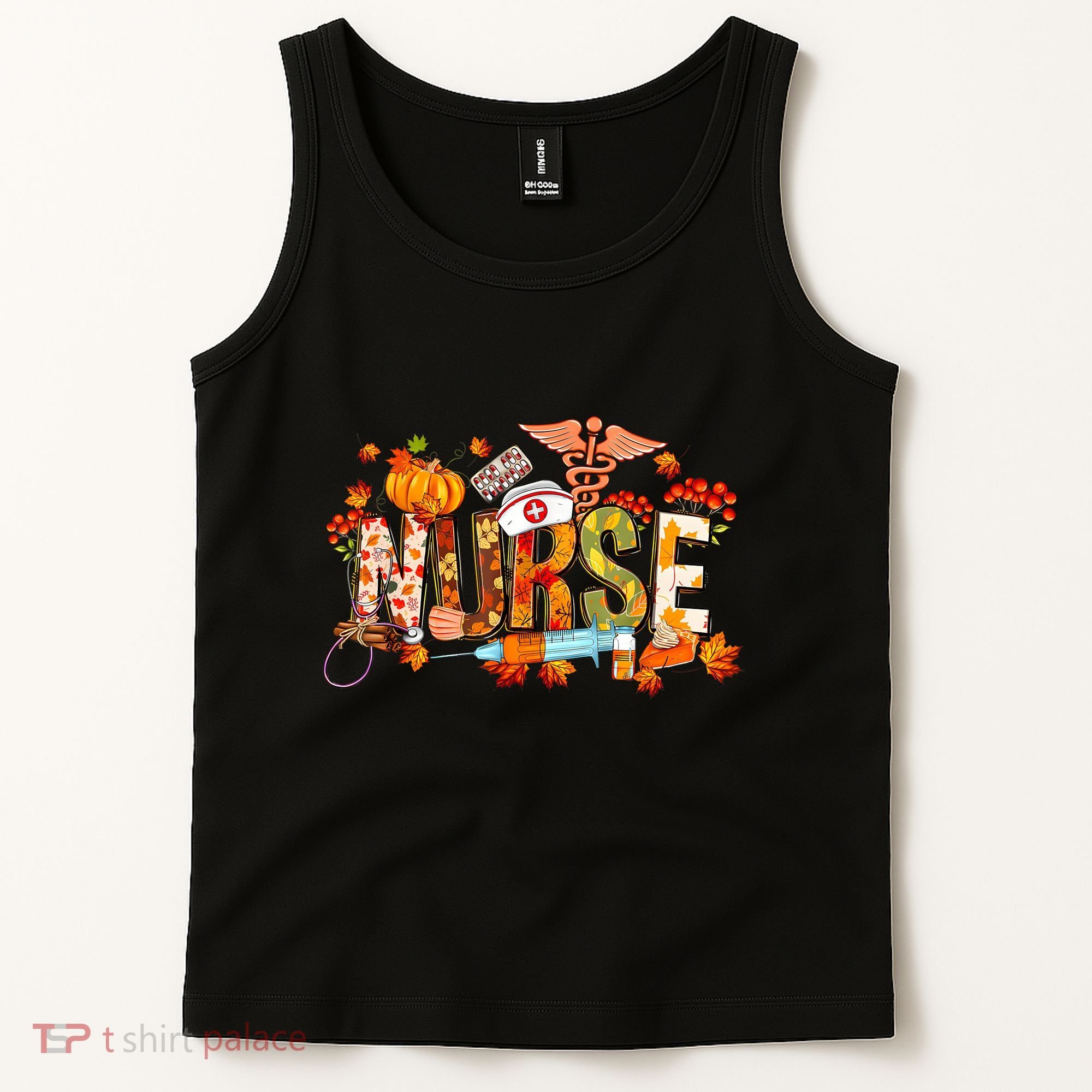 Autumn Pumpkin Fall Nurse Life Thanksgiving Nurseautumn Pumpkin Fall Nurse Life Tank Top
