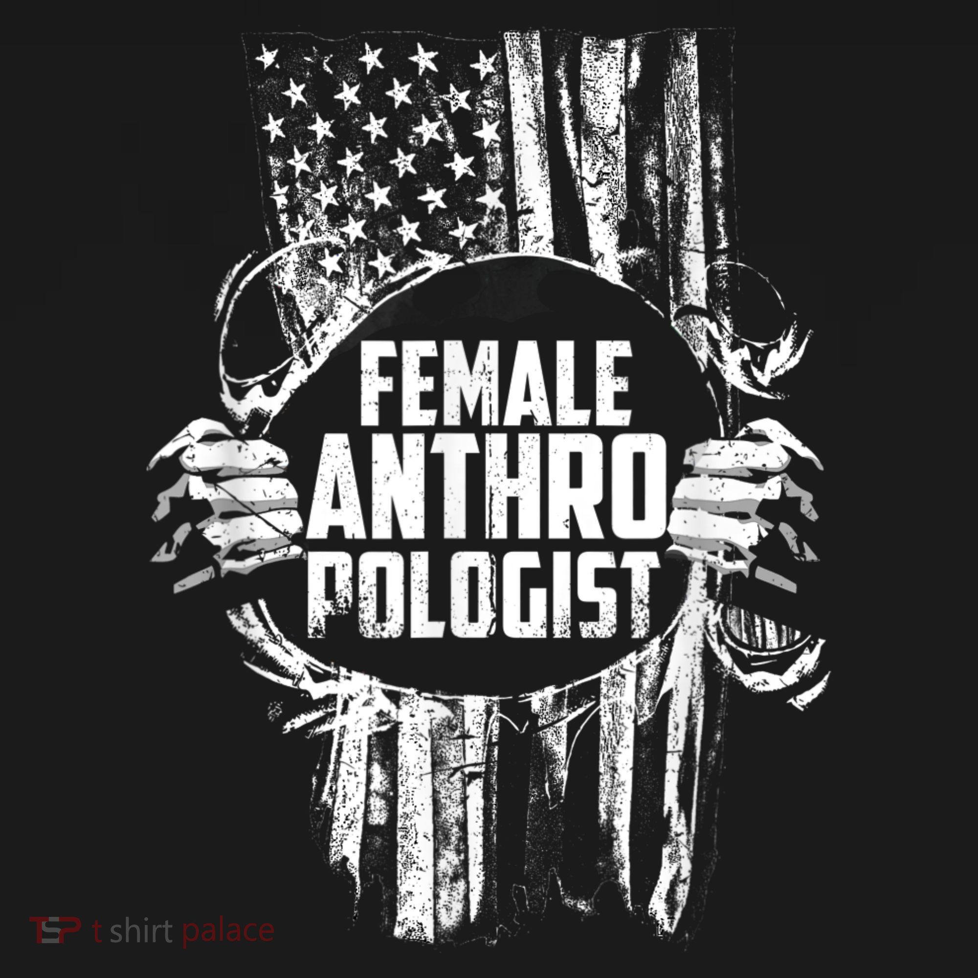 Anthropologist Power Flag Anthropology Student Doggie Tank